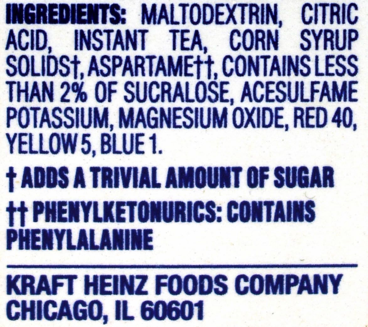 Crystal Light Sweet Tea, 12-Quart 1.56-Ounce Canister (Pack Of 4)