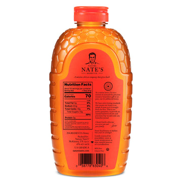 Nature Nate'S 100% Pure, Raw & Unfiltered Honey, 40 Oz. Squeeze Bottle; All-Natural Sweetener, No Additives