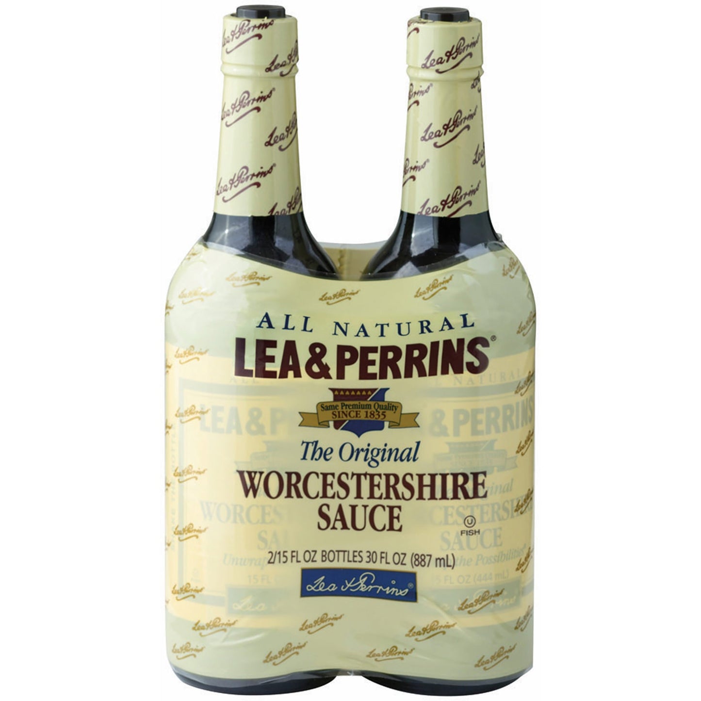 Lea & Perrins Original Worcestershire Sauce, 15 fl oz - Pack of 2