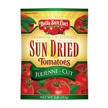 16 Oz Bella Sun Luci Sun Dried Tomatoes Julienne Cut