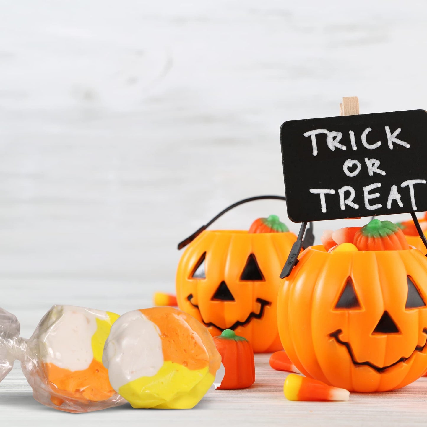 Candy Corn Style Taffy Chews by Its Delish, 2 lbs Bulk Bag, Individually Wrapped Gourmet Soft Fluff Salt Water Taffies - Perfec