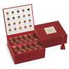 Tea Forte Warming Joy Holiday Assorted Enhanced Tea Chest Gift Sampler, 40 Count, 2 Of Each Variety Blend Individually Wrapped Handcrafted Pyramid Infuser Bags