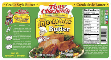 Tony Chacheres Injectable Butter Creole Style Marinade, 64 oz