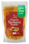 Jiva Organic Turmeric Powder 7 oz - Packaged in Resealable Bag, 100% Raw with Tumeric Powdered Organic, Turmeric Curcumin Powder