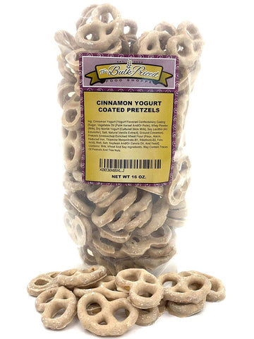 Cinnamon Yogurt Pretzels, Bulk (1 Lb. Resealable Zip Lock Stand Up Bag)