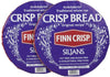 Finn Crisp Siljans Round Rye Crispbread 2 x 14oz | Knckebrd From Finland | Multipack of Authentic Finnish Sourdough Crispbreads