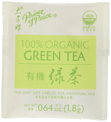 Prince Of Peace Organic Green Tea 100 Tea Bags - 2 Pack