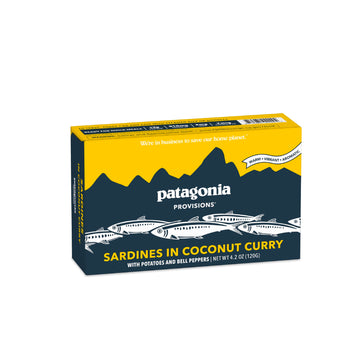 Patagonia Provisions - Wild Sardines In Coconut Curry | Responsibly Sourced In Spain | 13G Protein & Gluten Free | Pack Of 10