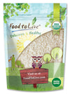 Food to Live Organic Long Grain White Rice, 2 Pounds - Non-GMO, Vegan, Kosher. Easy to Cook. Stays Separate and Fluffy. Low in F