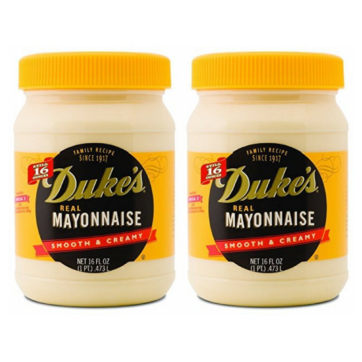 Duke'S Real Mayonnaise Smooth & Creamy 2-16 Fl Oz Jars