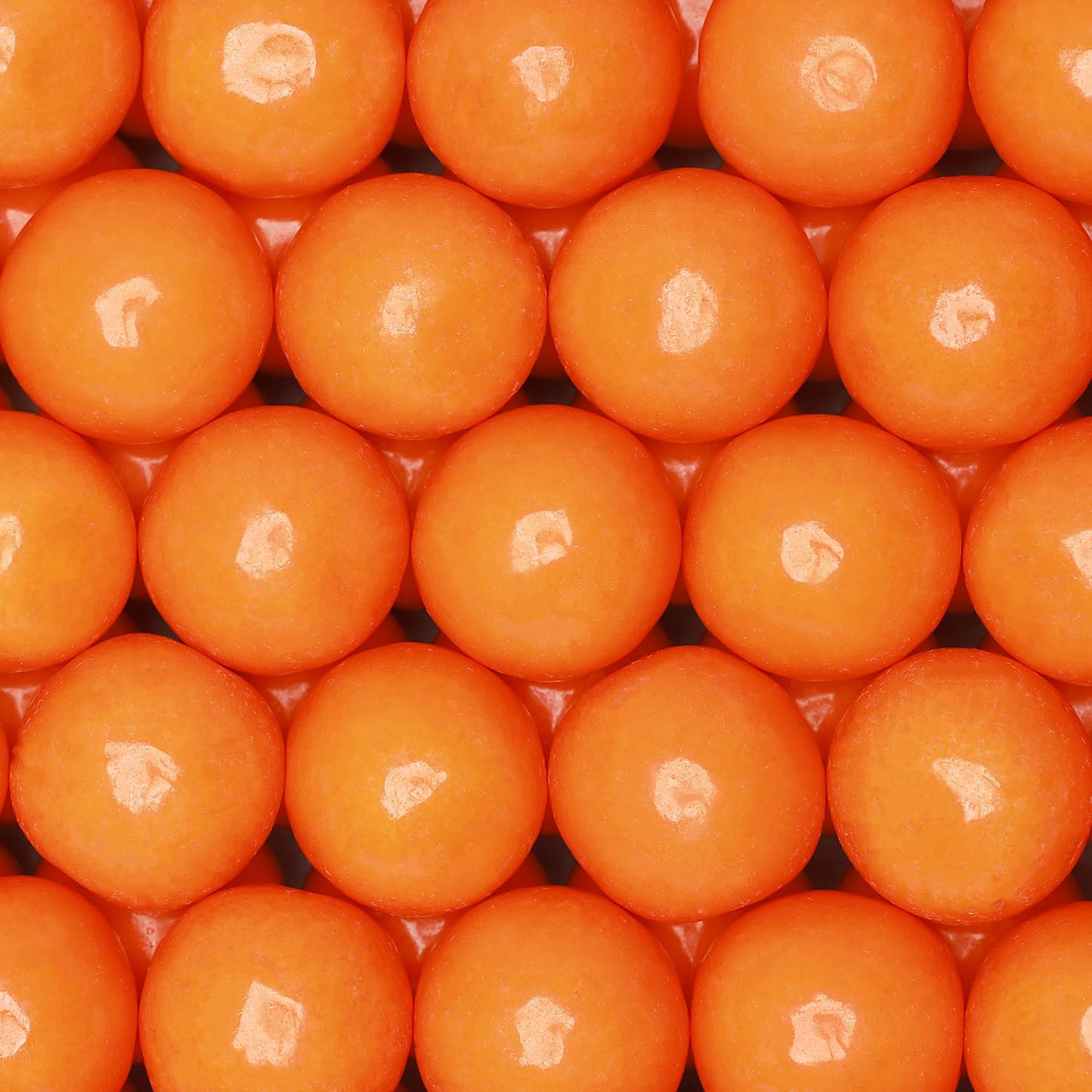 Gumballs For Gumball Machine - 1 Inch Large Double Bubble Gumballs - Orange Flavored Bubble Gum Orange Gumballs - Bulk Gum Balls