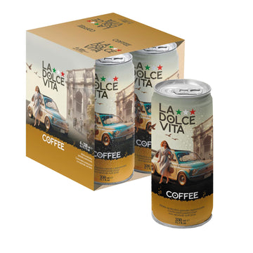 La Dolce Vita Italian Soda (Pack Of 4, Coffee)