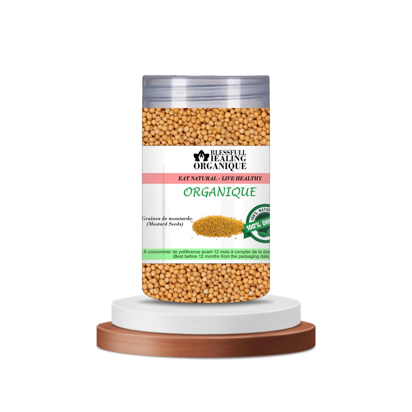 Blessfull Healing Organic Mustard Seeds 200 Gram