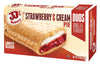 JJs Bakery Duos Strawberry & Cream Snack Pies, Individual Dessert, Fresh-Baked, Perfect for Snacks, Nut-Free, Kosher Parve, 4 O