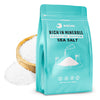 Birdee Baja Sea Salt - 35.2 oz., Unrefined Baja Mineral Sea Salt, Fine Grain High Mineral Sea Salt, 82 Minerals Fine Grain, Natu