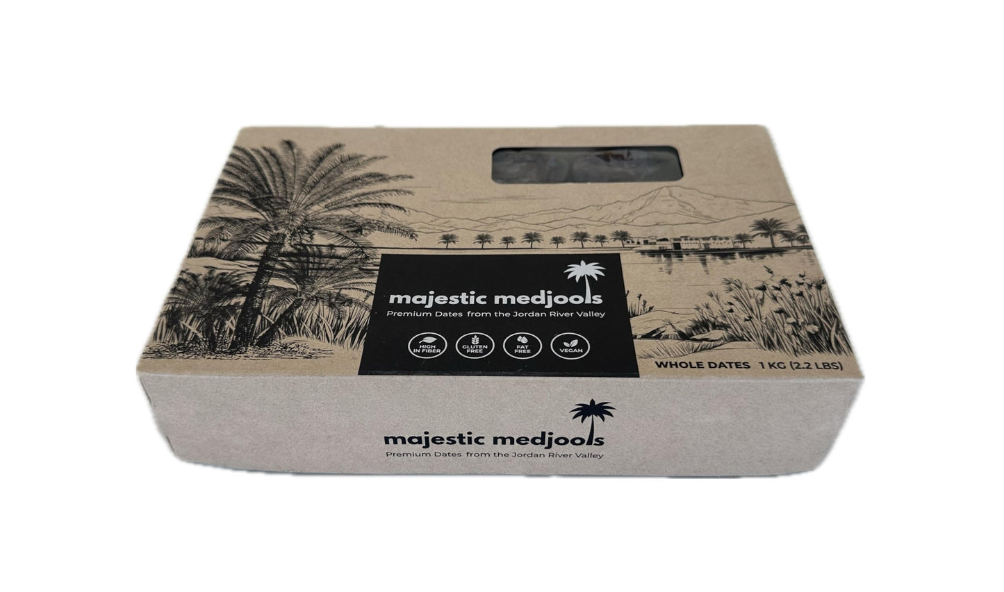 Majestic Medjools: Premium Dates From The Jordan River Valley (1Kg)