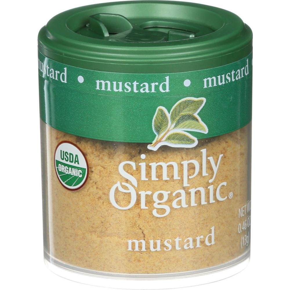 Simply Organic Ground Mustard Seed, Certified Organic | 0.46 oz | Sinapis alba L.