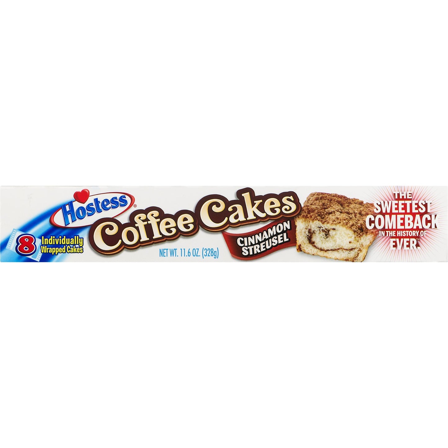 Hostess, The Sweetest Comeback in History, Various Styles and Flavors, 8 Count, 11.6oz Box (Pack of 3) (Coffee Cakes)