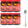 Chiu Chow Chili Oil 205g/7.2oz,Comes with 1 free spoon (pack of 6, 7.2oz)