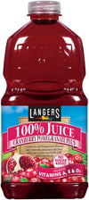 Langers 100% Juice, Cranberry Pomegranate Plus, 64 oz (Pack of 8)