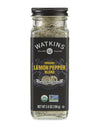 Watkins Gourmet Organic Lemon Pepper Blend Spice Jar, 3.6 Ounce