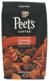 Peet's Coffee, Caramel Brulee Flavored Ground Coffee, 10 Ounce