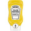 Heinz 100% Natural Yellow Mustard (12 ct Pack, 8 oz Bottles)