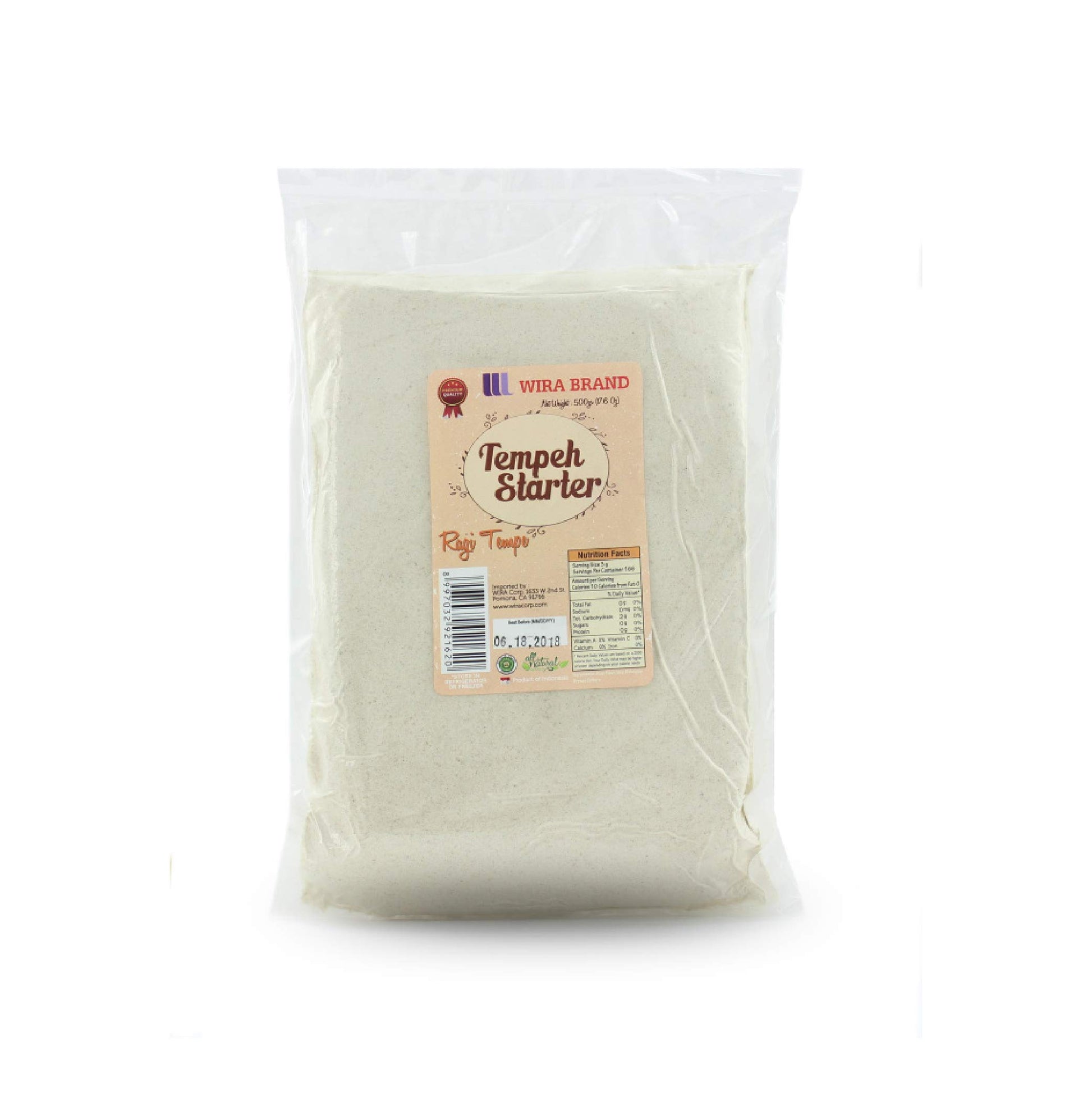 Wira Tempeh Starter (Ragi Tempe) 17.50 Ounce (Pack Of 1