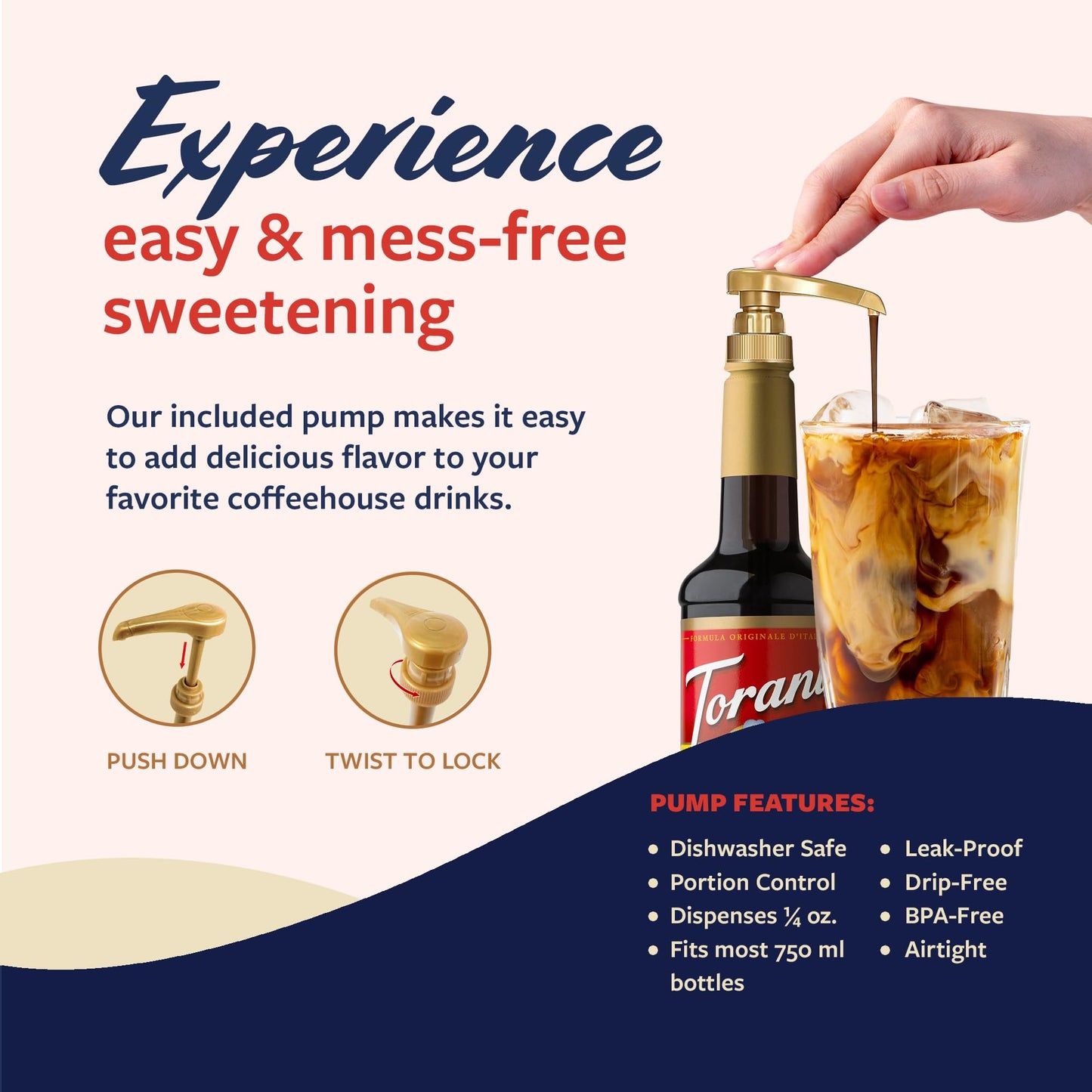 Torani Coffee Syrup, Chai Tea Spice Flavored Syrup For Drinks, Pump Included, 25.4 Fl Oz