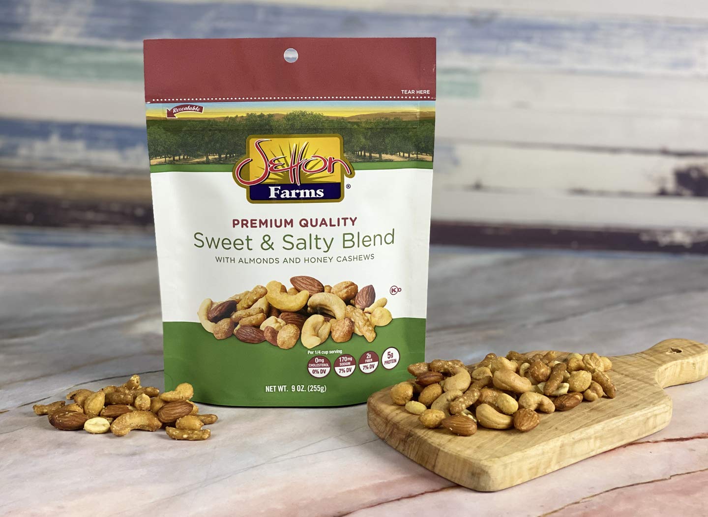 Setton Farms Sweet & Salty Premium Blend Snack, 9 Oz Bag, Kosher