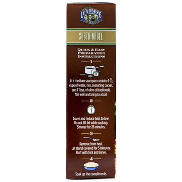 Lundberg Family Farms Organic Whole Grain Rice, Yellow, 6 Ounce