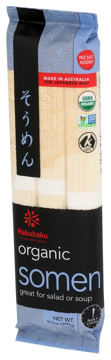 Hakubaku Organic Somen Noodles (1 x 9.5 OZ)