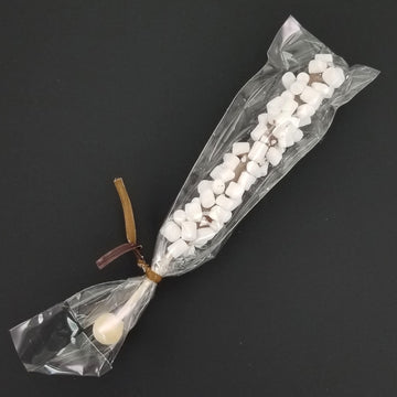 Melville Candy Gourmet Chocolate Stirrers - Naturally Flavored Stirrers for Beverages - Chocolate with Mini Marshmallows, 8 Coun