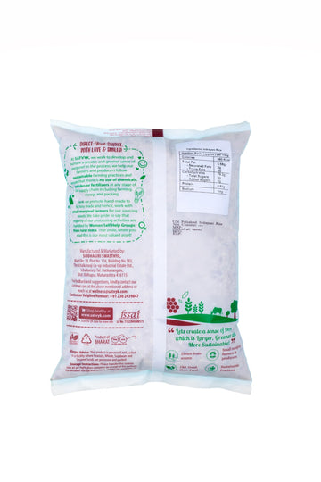 S Siddhagiri'S Satvyk The Health Re Store Organic Unpolished Indrayani Rice (1Kg) - Handpounded Rice | Brown Indrayani Rice | Id