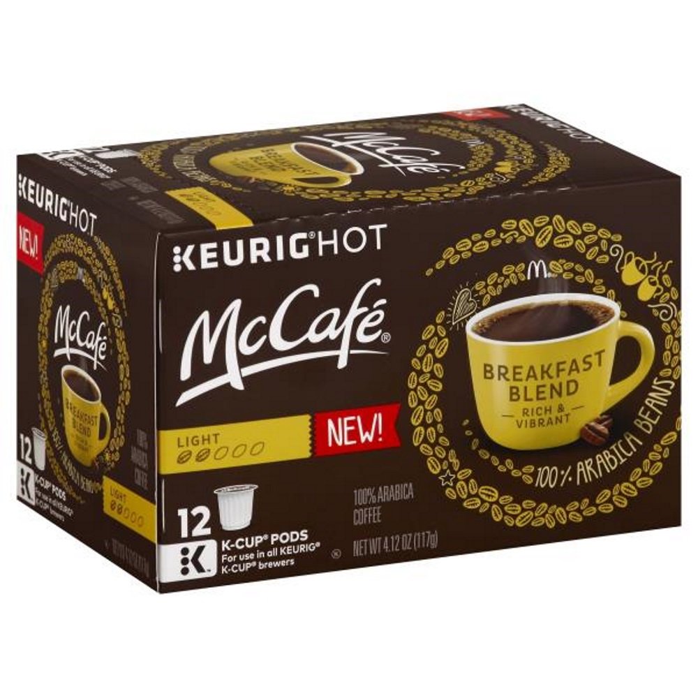 McCafé Breakfast Blend Coffee K-Cups, 12 Count (Pack of 2)