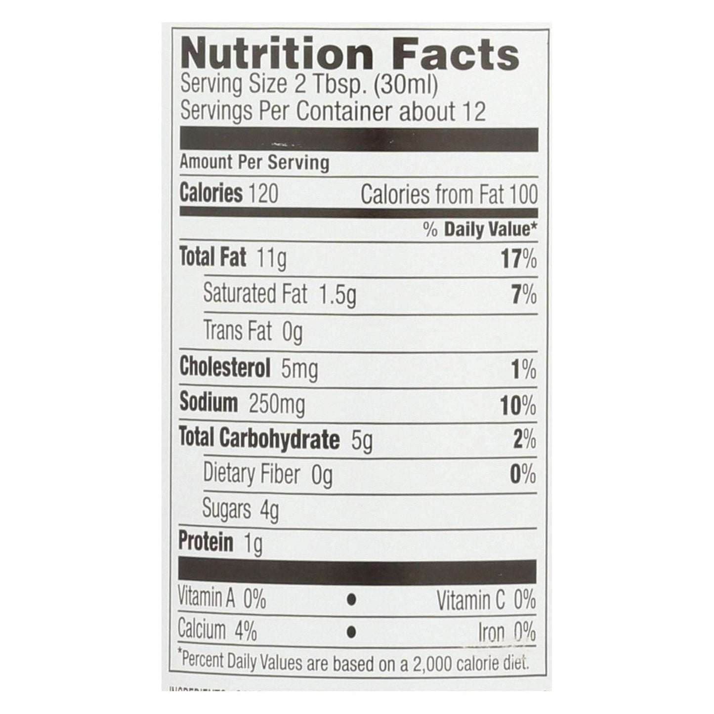 Briannas Homestyle True Blue Cheese 12 Fl Oz (Pack Of 6)