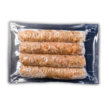 Bearded Butchers Tailgater Bratwurst 12 Pack (1 Lb Each) - Gourmet Sausage With Swiss Cheese & Savory Spices - Perfect For Grill