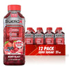SueroX Sugar Free Sports Drink, Electrolyte Hydration with 8 Ions, 21.3 Fl Oz, 12 Pack, Berry Blast, Zero Calorie, Red