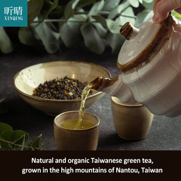 Xin Qing Organic Green Tea Taiwan High Mountain Green Tea Taiwan Green Tea Loose Green Tea Loose Leaf Green Tea | Naturally Swee