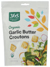 365 by Whole Foods Market, Organic Butter And Garlic Croutons, 4.5 Ounce