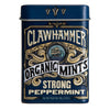 Clawhammer Organic Mints Strong Peppermint | Organic Cane Sugar, Natural Flavors, No Artificial Colors Or Sweeteners | Kosher Ce
