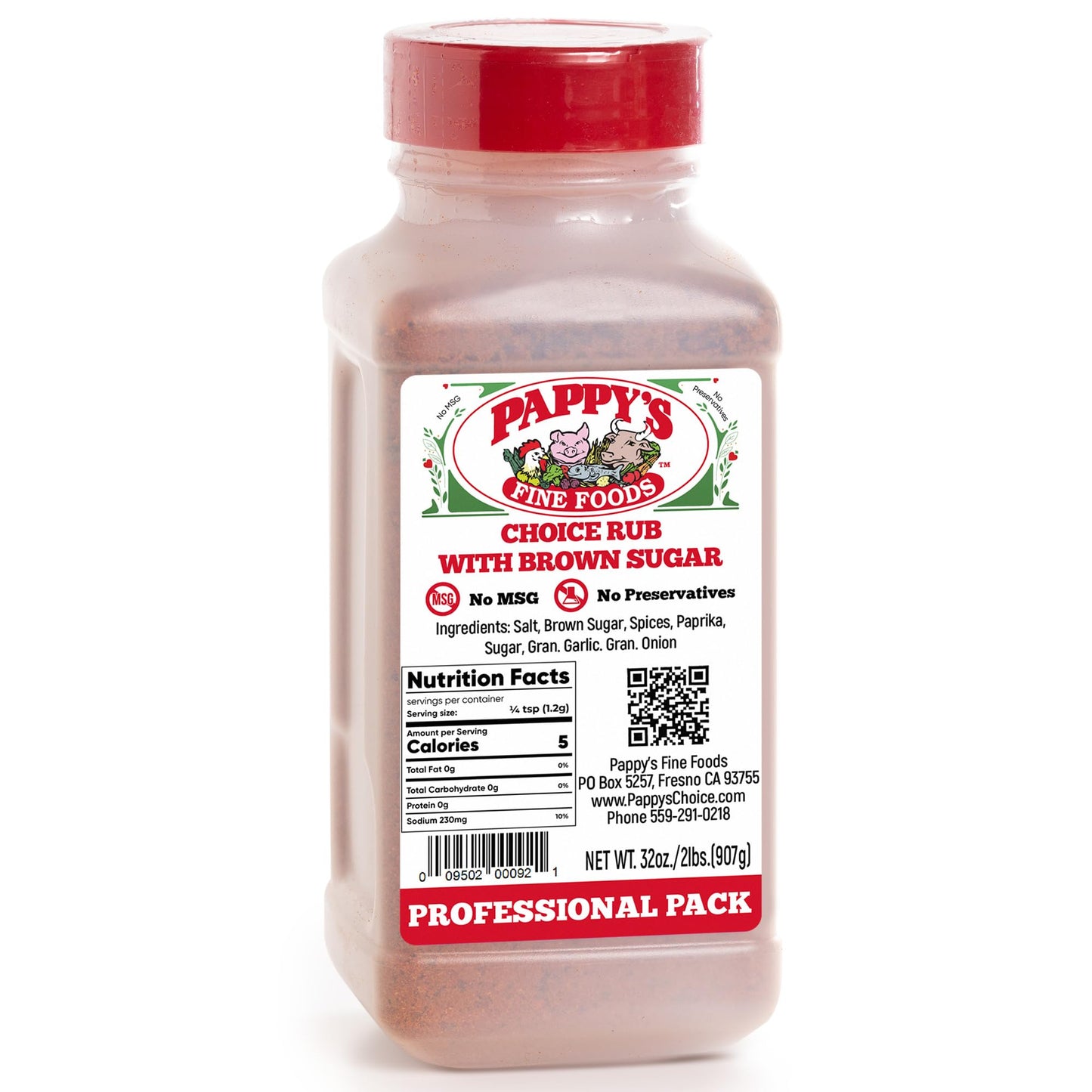 New PappyS Choice Rub With Brown Sugar. Perfect For Bbq And Rich Flavor Brisket Steak Beef Chicken Fajita Seafood Veggies Rotisserie Fried Roast Pulled And Slow Cooked Meats And More - A New Twist On A 30+ Year Seasoning Recipe.