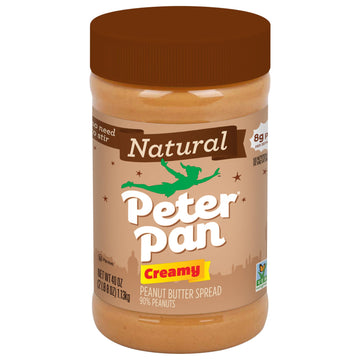 Peter Pan Natural Creamy Peanut Butter Spread, 40 Oz