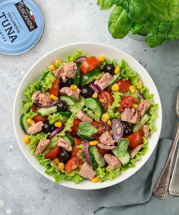 Tuscanini Italian Solid Light Yellowfin Tuna In Water 5.6Oz (6 Pack) | Gluten Free, Soy Free, Mineral Enriched, Kosher For Passo