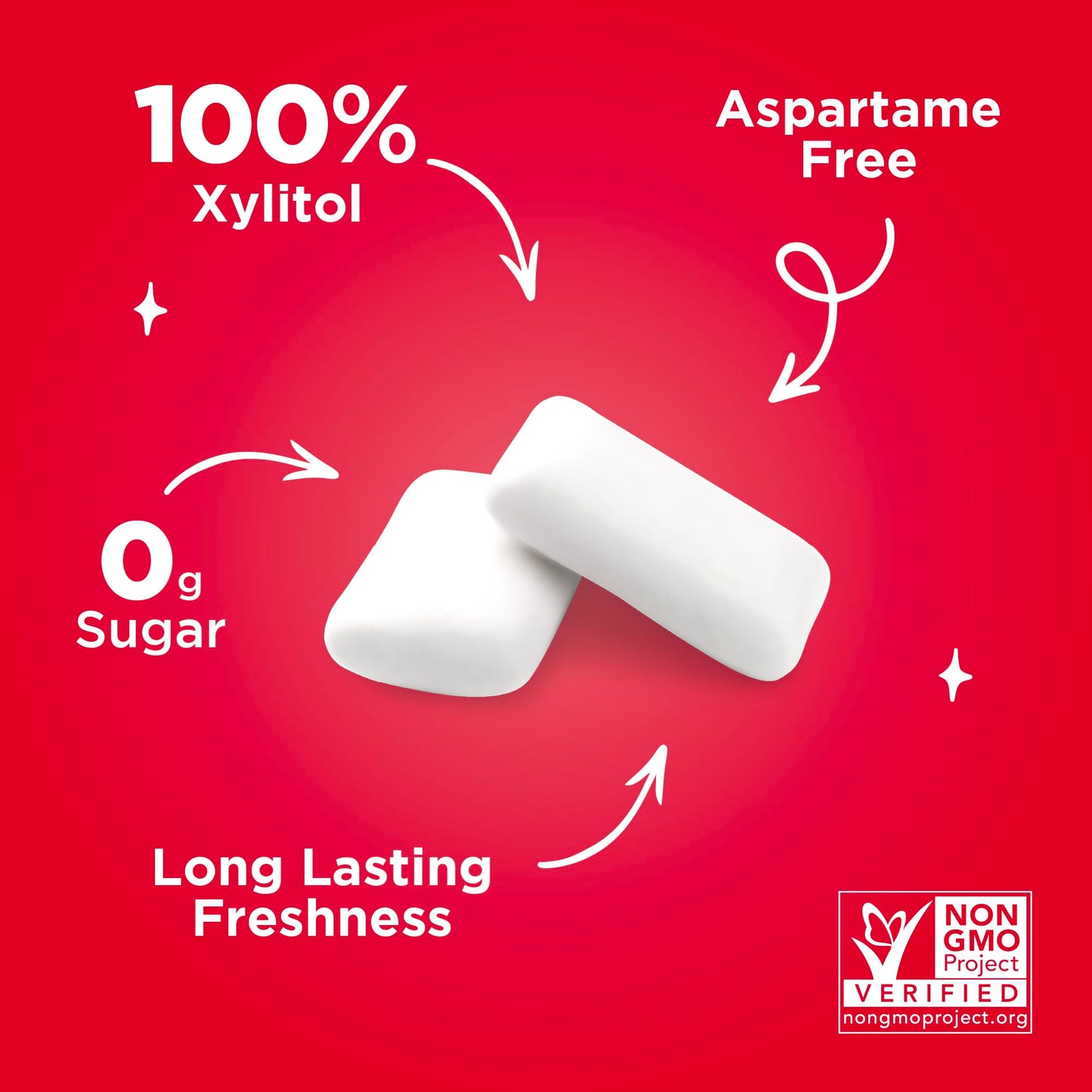 Pur 100% Xylitol Chewing Gum, Sugarless Cinnamon, Sugar Free + Aspartame Free + Gluten Free, Vegan & Keto Friendly - Healthy, Lo