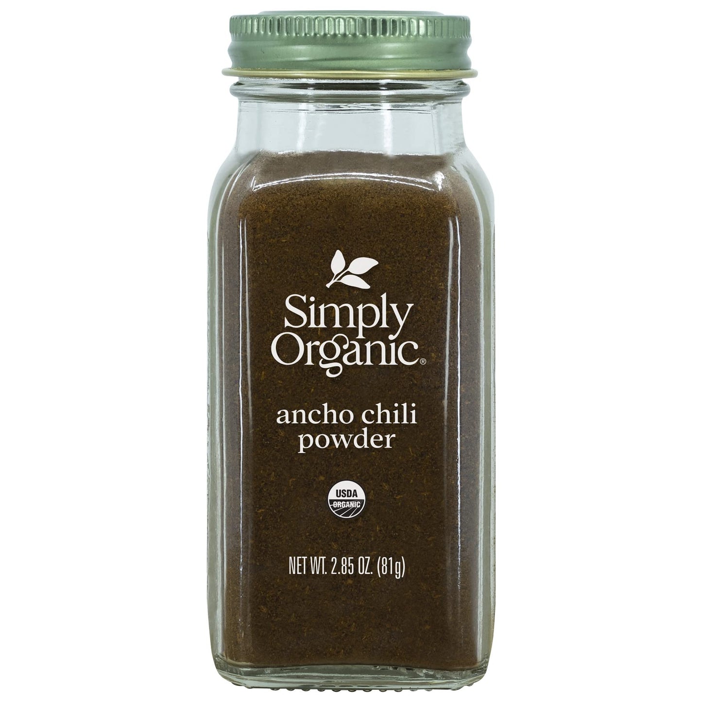 Simply Organic Ancho Chili Powder, Certified Organic | 2.85 oz | Pack of 3