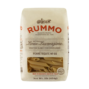 Rummo Penne Rigate Pasta N.66 - Penne Pasta Noodles, Dry Pasta, Durum Wheat Semolina Penne, Pasta from Italy - 16 Ounce (Pack of
