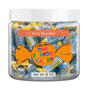 Jolly Rancher World'S Best Flavored Fruit Hard Candy Bulk Candies In Jar Tasty Yummy Perfectly Delicious Time (Blue Raspberry, 8