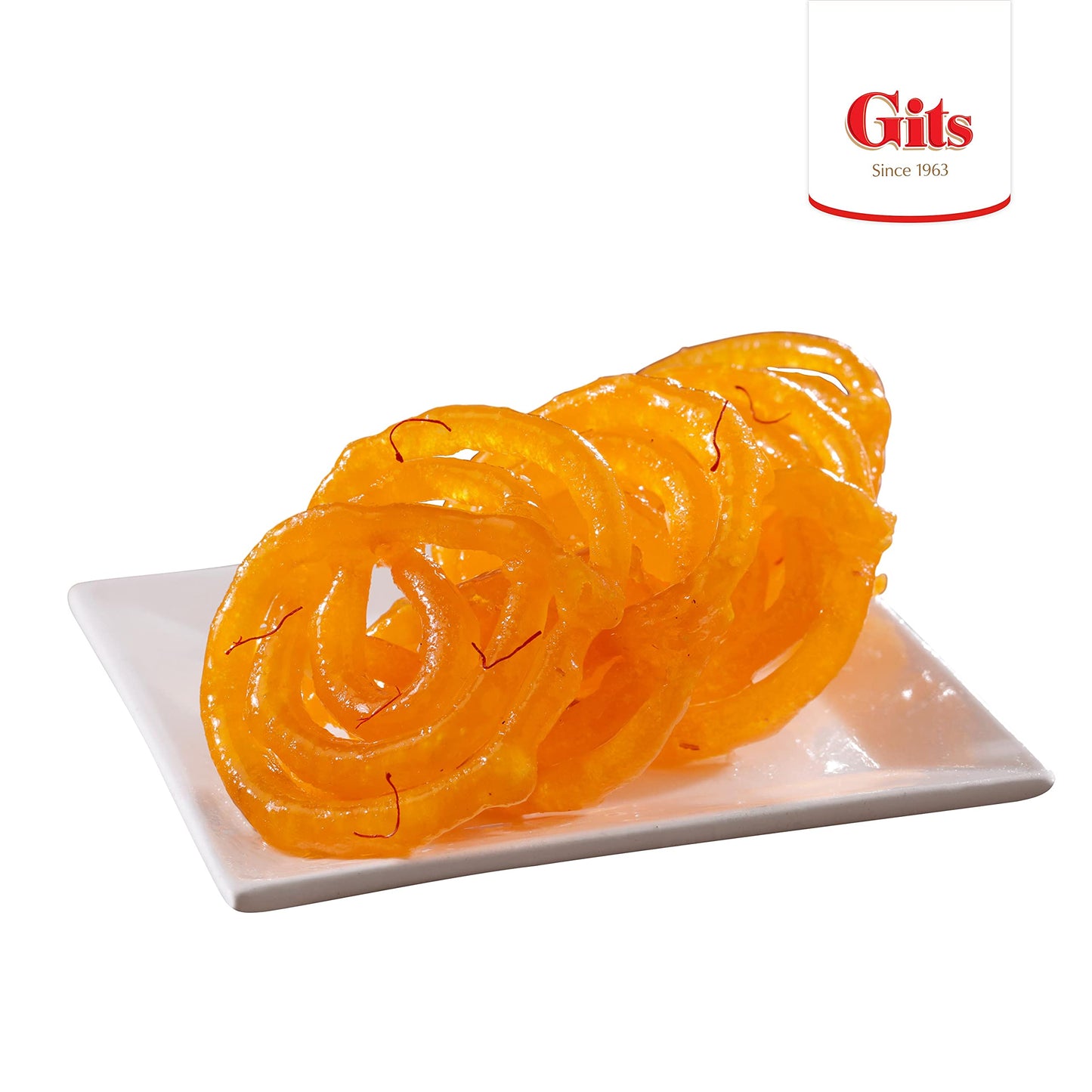 Gits Jalebi Dessert Mix, With Easy Maker Bottle, Pure Veg, Traditional Indian Sweet, 400G (Pack Of 4, 100G Each)