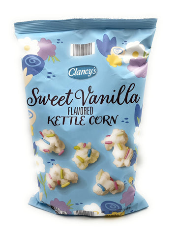 Sweet Vanilla Gluten Free Popcorn - Kettle Corn By Clancys 5Oz/142G - Pack Of 2